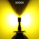 2 PCS H4 DC12V / 28W / 6000K / 4300K / 3000K Car Triple Color LED Headlight with CSP Lamp Beads and Decoding
