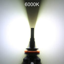 2 PCS H11 DC12V / 28W / 6000K / 4300K / 3000K Car Triple Color LED Headlight with CSP Lamp Beads and Decoding