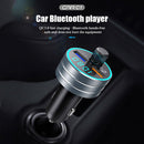 C1 Multifunctional Car Dual USB Charger MP3 Music Player Bluetooth FM Transmitter (Black)