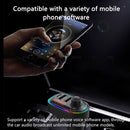 C12 Multifunctional Car Dual USB Charger Bluetooth FM Transmitter with Atmosphere Light