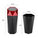 Car Mini Trash Can Desktop Storage Box(Red)