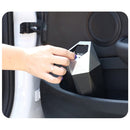 Car Mini Trash Can Desktop Storage Box(Silver)