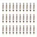 30 PCS VT-002 Bicycle Detachable French Valve Core Style: Reticulated