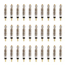 30 PCS VT-002 Bicycle Detachable French Valve Core Style: Ruled