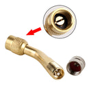 10 PCS Balance Car Inflatable Nozzle Extension Rod Elbow Extension Nozzle, Angle: 45 Degree