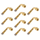 10 PCS Balance Car Inflatable Nozzle Extension Rod Elbow Extension Nozzle, Angle: 90 Degree
