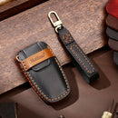 Hallmo Car Cowhide Leather Key Protective Cover Key Case for Haval H6 (Black)