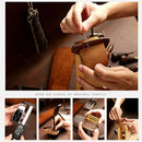 Hallmo Car Cowhide Leather Key Protective Cover Key Case for Haval H6 (Brown)