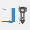DASH / WARP 30W Car Flash Charger for OnePlus (Silver)