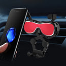 Car Air Outlet Rotating Mobile Phone Holder Navigation Bracket (Red)