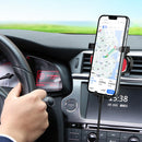 Car Air Outlet Rotating Mobile Phone Holder Navigation Bracket (Red)