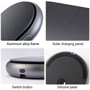 Car Wireless Negative Ion Solar Air Purifier(Grey)
