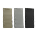 Car Water Cup Holder Roller Blind Zipper Storage Box Trim for Mercedes-Benz W204 / W212 2008-2015 (Grey)