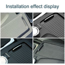 Car Water Cup Holder Roller Blind Zipper Storage Box Trim for Mercedes-Benz W204 / W212 2008-2015 (Grey)