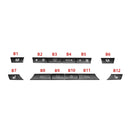 Car Air Conditioner Panel Switch Button 12-button 61319313923 for BMW F10 / F07 / F02