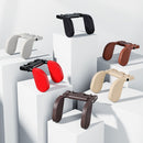 A05 Adjustable Car Auto U-shaped Memory Foam Neck Rest Cushion Seat Pillow with Hook & Mobile Phone Holder (Coffee)