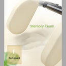 A05 Adjustable Car Auto U-shaped Memory Foam Neck Rest Cushion Seat Pillow with Hook & Mobile Phone Holder (Coffee)
