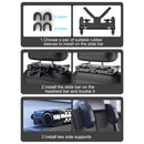 A05 Adjustable Car Auto U-shaped Memory Foam Neck Rest Cushion Seat Pillow with Hook & Mobile Phone Holder (Brown)