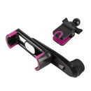 360-degree Rotating Universal Car Air Outlet Mobile Phone Holder (Rose Red)