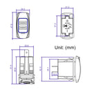 Car 4.8A Double-sided Mobile Phone Charger