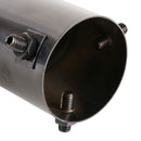 Universal Car Styling Stainless Steel Straight Exhaust Tail Muffler Tip Pipe, Inside Diameter: 6cm (Grey)