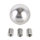 Universal Small Steel Cannon Shape Manual or Automatic Gear Shift Knob Fit for All Car (Silver)