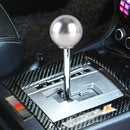 Universal Small Steel Cannon Shape Manual or Automatic Gear Shift Knob Fit for All Car (Silver)