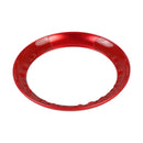 Car Engine Start Key Push Button Ring Trim Sticker Decoration for Infiniti Q50L/QX50/Q70/QX60/Q60 (Red)