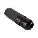 4 PCS Nut 6-edeg Shape Gas Cap Mouthpiece Cover Tire Cap Car Tire Valve Caps (Black)