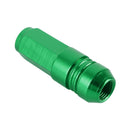 4 PCS Nut 6-edeg Shape Gas Cap Mouthpiece Cover Tire Cap Car Tire Valve Caps (Green)
