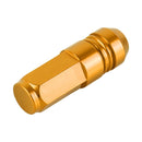 4 PCS Nut 6-edeg Shape Gas Cap Mouthpiece Cover Tire Cap Car Tire Valve Caps (Gold)