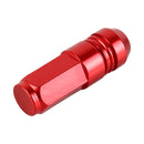 4 PCS Nut 6-edeg Shape Gas Cap Mouthpiece Cover Tire Cap Car Tire Valve Caps (Red)