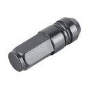 4 PCS Nut 6-edeg Shape Gas Cap Mouthpiece Cover Tire Cap Car Tire Valve Caps (Silver Grey)