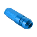 4 PCS Nut 6-edeg Shape Gas Cap Mouthpiece Cover Tire Cap Car Tire Valve Caps (Baby Blue)