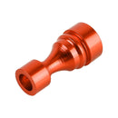 4 PCS Chess 1 Shape Gas Cap Mouthpiece Cover Tire Cap Car Tire Valve Caps (Orange)
