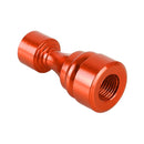 4 PCS Chess 1 Shape Gas Cap Mouthpiece Cover Tire Cap Car Tire Valve Caps (Orange)