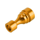 4 PCS Chess 1 Shape Gas Cap Mouthpiece Cover Tire Cap Car Tire Valve Caps (Gold)