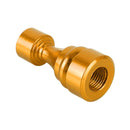 4 PCS Chess 1 Shape Gas Cap Mouthpiece Cover Tire Cap Car Tire Valve Caps (Gold)