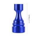 4 PCS Chess 1 Shape Gas Cap Mouthpiece Cover Tire Cap Car Tire Valve Caps (Blue)