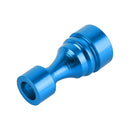 4 PCS Chess 1 Shape Gas Cap Mouthpiece Cover Tire Cap Car Tire Valve Caps (Baby Blue)