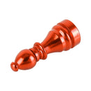 4 PCS Chess 2 Shape Gas Cap Mouthpiece Cover Tire Cap Car Tire Valve Caps (Orange)