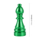 4 PCS Chess 2 Shape Gas Cap Mouthpiece Cover Tire Cap Car Tire Valve Caps (Green)