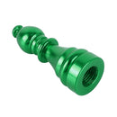 4 PCS Chess 2 Shape Gas Cap Mouthpiece Cover Tire Cap Car Tire Valve Caps (Green)