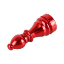 4 PCS Chess 2 Shape Gas Cap Mouthpiece Cover Tire Cap Car Tire Valve Caps (Red)