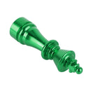 4 PCS Chess 3 Shape Gas Cap Mouthpiece Cover Tire Cap Car Tire Valve Caps (Green)