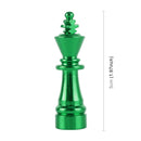 4 PCS Chess 3 Shape Gas Cap Mouthpiece Cover Tire Cap Car Tire Valve Caps (Green)