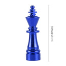 4 PCS Chess 3 Shape Gas Cap Mouthpiece Cover Tire Cap Car Tire Valve Caps (Blue)