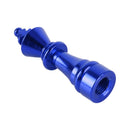 4 PCS Chess 3 Shape Gas Cap Mouthpiece Cover Tire Cap Car Tire Valve Caps (Blue)