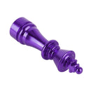 4 PCS Chess 3 Shape Gas Cap Mouthpiece Cover Tire Cap Car Tire Valve Caps (Purple)