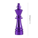 4 PCS Chess 3 Shape Gas Cap Mouthpiece Cover Tire Cap Car Tire Valve Caps (Purple)